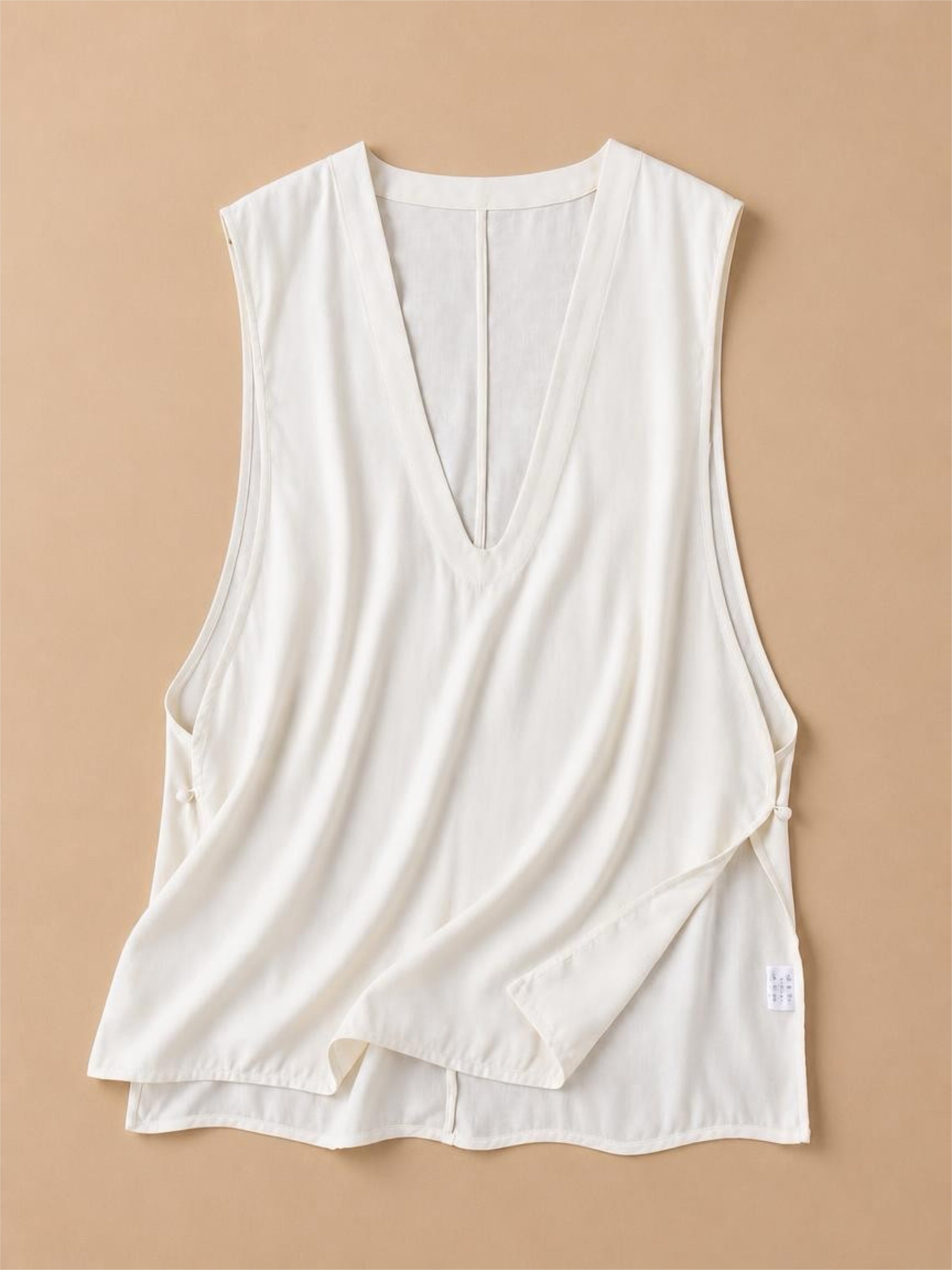 Breathable Floral Mulberry silk Tank Top