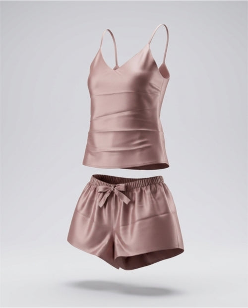 100% Pajamas set Top and Shorts