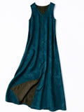 Mulberry Silk Silk Jacquard Long Dress
