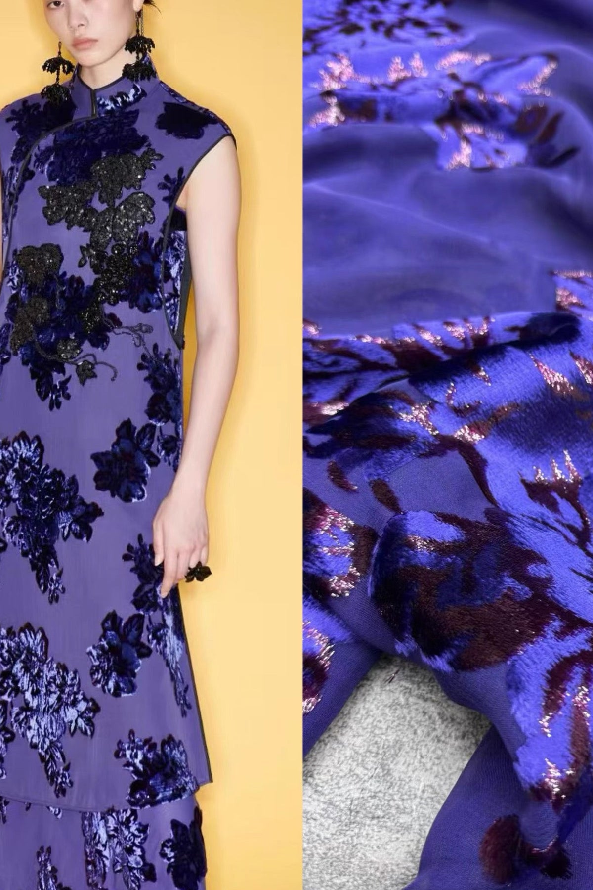 Mulberry Silk velvet