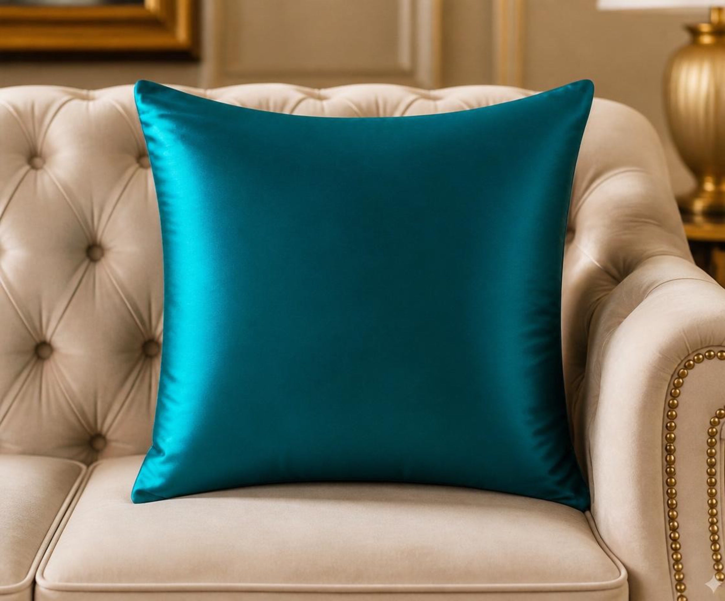 6A Grade Mulberry Silk Pillowcase 45X45cm 22MM