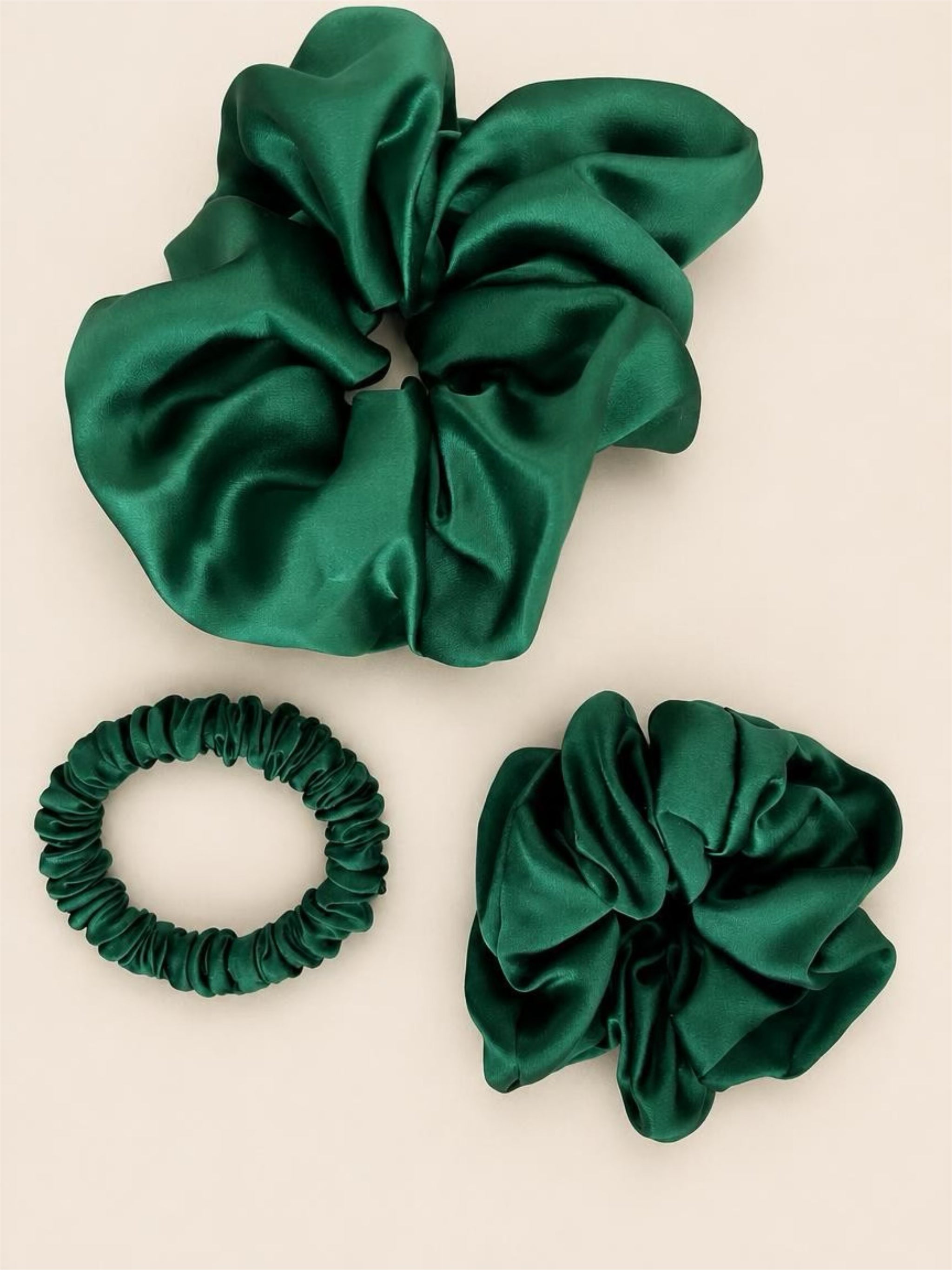 100% Mulberry Silk Hair Elastic Band Set