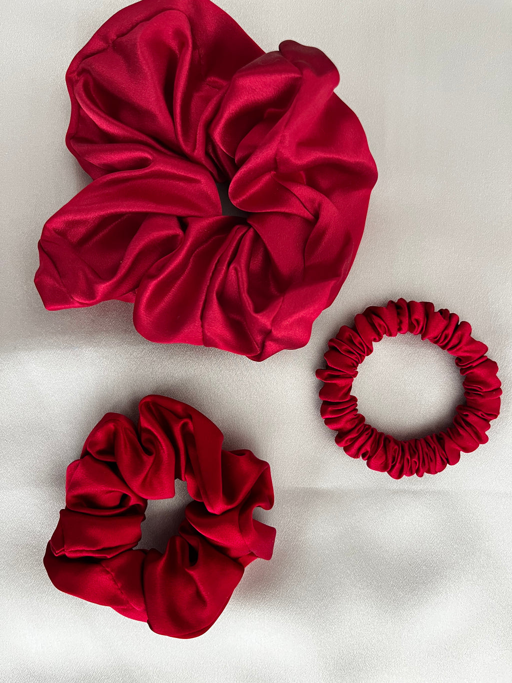 100% Mulberry Silk Hair Elastic Band Set