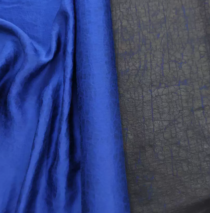 Unique 40 Momme Satin Tortoise Shell with crackle Pattern Mulberry Silk XiangYunSha Silk/Gambiered GuangDong Silk