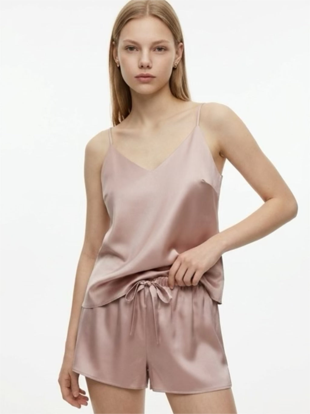 100% Pajamas set Top and Shorts