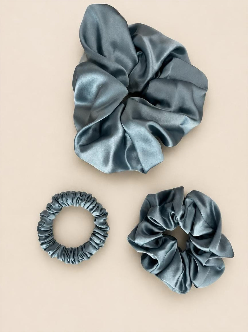 100% Mulberry Silk Hair Elastic Band Set