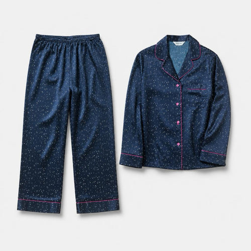 100% Mulberry Silk Long Pijamas Set
